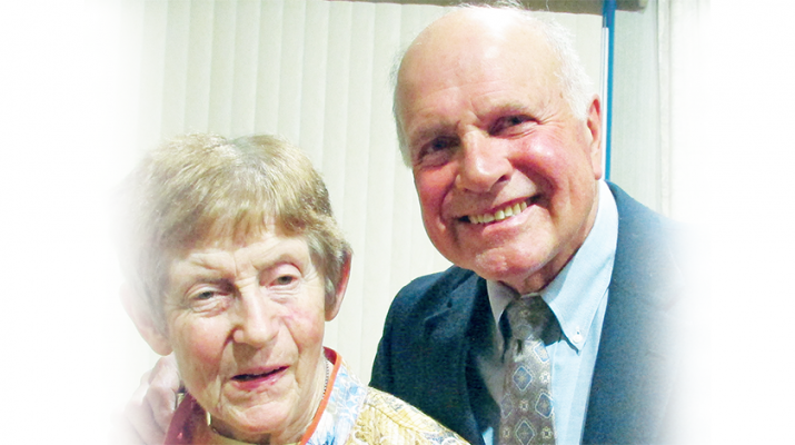 Bob Biscombe is a stalwart for his wife Peg, who is afflicted by Parkinson’s disease.