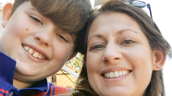 Eryn Balch is joined by her son, 11-year-old Levi, who was diagnosed on the autism spectrum at age 3.