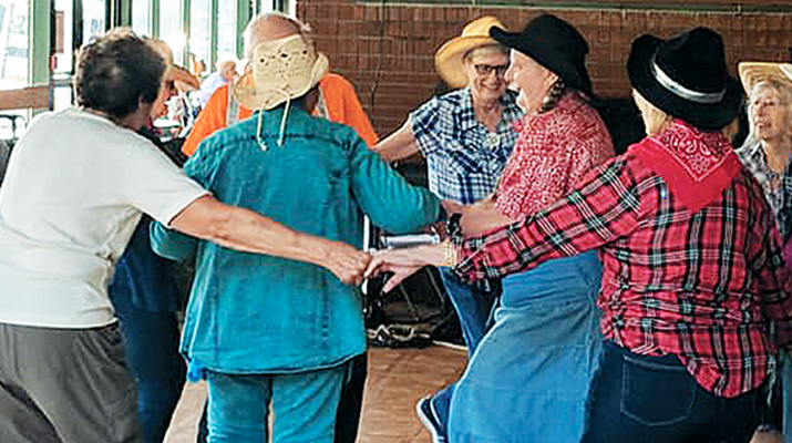 Parkway Center, Memorial Parkway, Utica, recently hosted a dinner dance hoedown that featured a chicken barbecue with all the fixings, entertainment and line dancing.