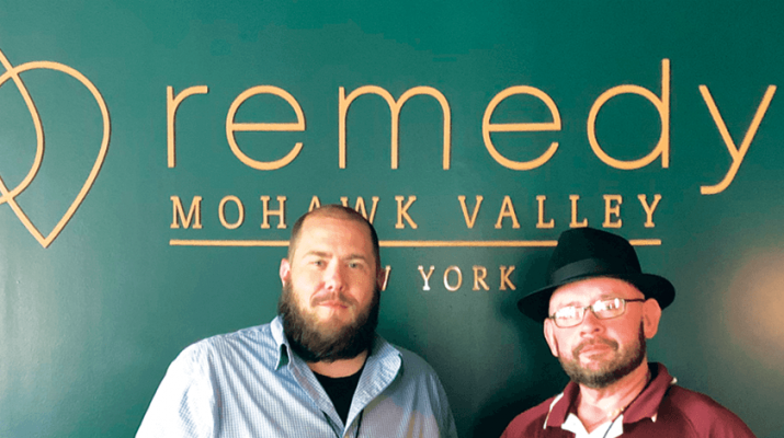 Pictured above are Dave Katz, left, and Jason Browne of Remedy NY in New Hartford. 
