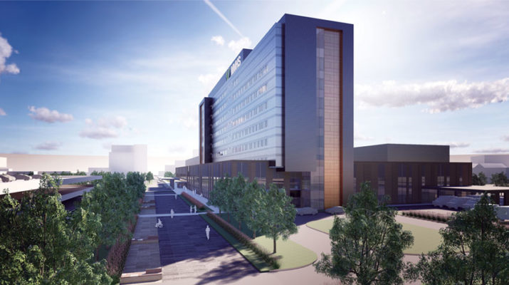 Above is a digital image of what the new regional medical center will look like in downtown Utica.