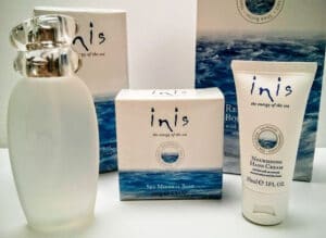 Bath and body products, including Inis’ Sea Mineral Soap, available at Eleventh Hour Gifts, 1922 Monroe Ave., Rochester.